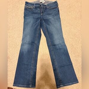 Ariat Women's Boot Cut Jeans in Deep Blue